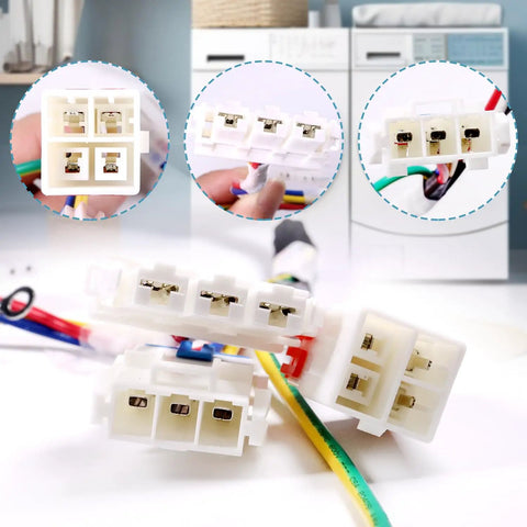 Washing Machine Multi Wire Motor Harness And Rotor Position Sensor Assembly Replacement For LG And Kenmore Washers 6877ER1016F And 6501KW2002A, Plug N Play Install, Durable Wiring Harness, Reliable Performance close-up
