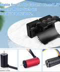 Beefy Twin RC Car Motor Cooling Fans With Metal Cover Heatsink For 1 8 And 1 7 Scale Brushless Motors 40mm And 42mm Diameter
