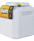Vittles Vault Airtight Pet Food Storage Container for Dogs and Cats with Locking Lid, 25lb capacity, square design, Made in USA