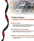 Dang Good Premium Epdm Foam Rubber Seal Strip 3 16 Inch Wide By 25 Feet Long ribbed design enhancing fit and durability for RVs.