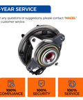 Front Wheel Hub Bearing Assembly 515046 for 2004 Ford F-150 Heritage with ABS, 6 stud, close-up, direct fit, smooth ride