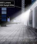Beefed Up 150W Outdoor LED Wall Pack Light Delivers 20,000 Lumens Replacing 1000W HID 5000K Daylight Security Lighting