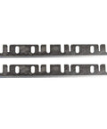 12 Inch HSS Planer Blades Replacement Set For P12R P12RA P100F F1000A Machines lying flat, ultra sharp bevel edge visible