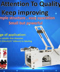 Badass Heavy Duty Semi Automatic Round Bottle Labeling Machine Zero Hassle Setup Quick 20 To 40 Bottles Per Minute showing a sleek design for labeling cylindrical bottles.