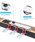 Close-up of 3-pedal system for Beefy Wooden Piano Stand With Built-In 3 Pedal System For Yamaha P515 And P525 Digital Piano Keyboard