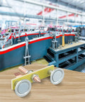 Solid Double Head Magnetic Welding Clamps With Heavy Duty Adsorption And Grounding That Grip Tight For Professional Jobs, displaying clamp in workshop.