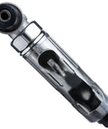 Top Notch Quarter Inch Angle Pneumatic Die Grinder Featuring Slick 90 Degree Head And Killer Variable Speed Control, angle view demonstrating collet.