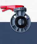 Heavy Duty Six Inch Cpvc Butterfly Valve With Lever Handle And Ansi Certified Assembly Featuring Rock Solid Epdm Seal for fluid control