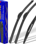 Honda CR V Windshield Wiper Blades Replacement Set Of 3 26 Inch 17 Inch 12 Inch OEM Quality All Weather Quiet Sweep Front Windshield