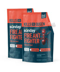 Fast Fire Ant And Harvester Ant Killer Granules, Bio Based Ant Bait That Carries To The Queen, 2 Pack (2 X 1 Lb) bags