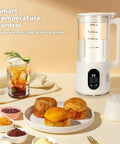All In One Nut Milk Maker For Almond, Oat, Soy Milk And Plant Based Drinks, 40oz Capacity, 8 Functions, Auto Clean on kitchen counter