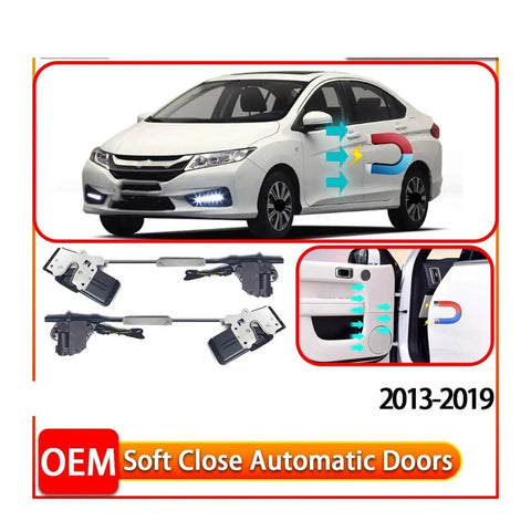 Honda City Grace Ballade GM Car Automatic Electric Soft Close Door Closer Power Closing System with diagrams and installation
