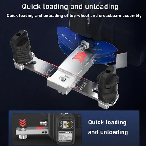 UILMLIO Cordless Electric Pipe Bender With Hydrolic Press For Soft Copper Tubing And Aluminum showing quick load mechanism.