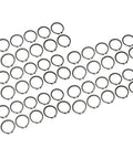 50 Piece Circlip Snap Ring Kit For 507 AC Compressor Clutch Direct Replacement Iron Black C Clips 1.8mm Thick