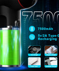 Rechargeable Cordless Air Duster With LED Light 100000 RPM display with 7500mAh battery and charging options