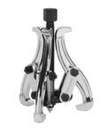Front view of 4 Inch 3 Jaw Gear Puller For Removing Gears Pulleys Bearings And Flywheels Fully Assembled Drop Forged CRV Steel Jaws