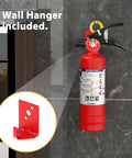 No Fuss ABC Home Fire Extinguisher 2.5 Lb Two Pack with included wall hanger for easy mounting in kitchens or garages.