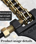 Heavy Duty Motorcycle Chain Breaker Tool For Removing Links 420 428 520 525 528 530 Chains Universal For Dirt Bikes