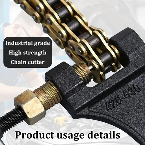 Heavy Duty Motorcycle Chain Breaker Tool For Removing Links 420 428 520 525 528 530 Chains Universal For Dirt Bikes