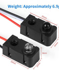 4 Pack IR Break Beam Sensor With 5mm LEDs Counting Module dimensions and weight details