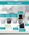 DIY Plastic Repair Kit For Cracks And Breaks Fix Plastic Fiberglass Wood And More With Pro Grade Bond Mini Master Kit contents display