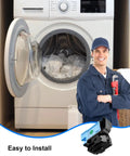 Heavy Duty 110V Washing Machine Door Lock For Lockdown Safe Washes, Keeps The Door Locked Through Every Cycle, Stops Water Leaks And Accidental Openings, Easy Install, Built Tough, Fits GE Haier WH01X28354, washer door lock