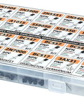 434 Piece Transistor Assortment Kit With 24 Values Including BJT MOSFET JFET Germanium Darlington Transistors And Sockets For 2N3904