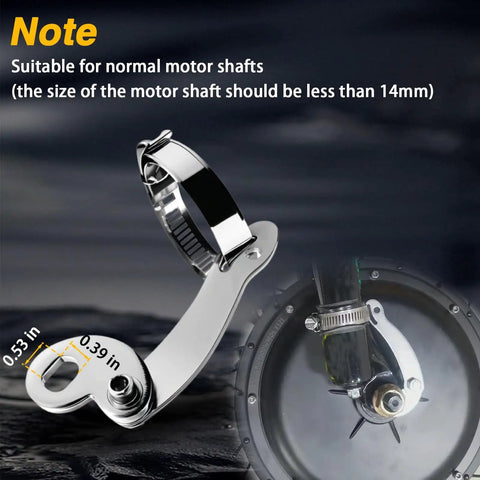 Universal Torque Arm Conversion Kit M14 For E Bike Front Or Rear Hub Motors, Keeps Dropouts Safe And Prevents Motor Slippage