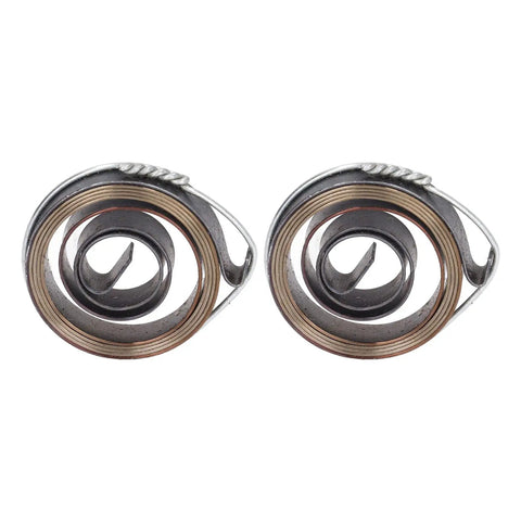 Two Pack Drill Press Quill Feed Return Coil Spring, Premium Durable Spring Steel, 8mm Width, 35mm Outer Diameter, coiled springs
