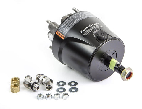 Hydraulic Steering Kit For BayStar Universal Fit With Five Wheel Turns Lock To Lock Includes HH4314-3 Helm Pump HC4645H Cylinder