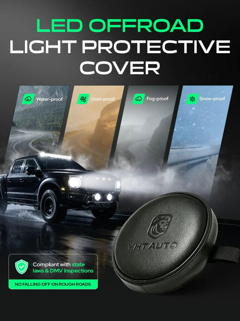 5.5 Inch LED Pod Lights Driving Beam, 40W Off Road Lights With 400 Lumens, Rugged LED Light Bar For Trucks, ATVs, UTVs, Dirt Bikes, Boats, And More, Built For Night Rides And Tough Jobs, black cover