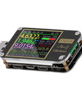 High Precision USB Voltmeter And Ammeter With Color LCD Screen, Digital USB Tester For PD Fast Charge, real time monitoring displayed