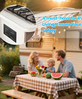 2 In 1 RV Road Trip Ready Carbon Monoxide And Propane Gas Alarm With Separate LED Indicator Light installed in RV kitchen