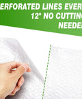 Hand tearing Tough As Nails Heavy Duty Bubble Wrap Cushioning Roll Two Pack 12 Inch By 36 Feet Perforated Every 12 Inches Tear Resistant Packing Wrap For Moving Shipping And Storage Made In USA