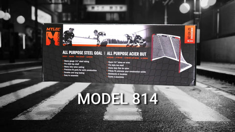 Box for Heavy Duty Steel Junior Hockey Goal For Indoor And Outdoor Play 52 By 43 Inches Lightweight Net System