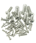 Grab-And-Go Pro Grade 304 Stainless Steel Phillips Flat Head Machine Screws Set, Assorted M2 To M8 Coarse Thread, 353 Pieces