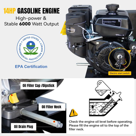 Get This Badass 3-in-1 MutsMover Gas Powered Air Compressor Generator And Welder. With A Massive 15HP Engine, 30 Gallon ASME Tank, And 19 CFM Flow, It Packs 6000W Power For Heavy Duty Job Sites. Perfect For Truck Mounted Industrial Use Or Remote