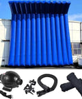 Heavy Duty Inflatable Sound Blocker For Construction Yards Temporary Noise Reducer And Complete Dust Shield at a job site.