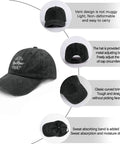 Lightweight Women's Baseball Cap With Ventilated Crown For All Day Comfort And Breathable Air Flow, featuring rear buckle