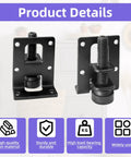 16 Piece Adjustable Leveling Feet Set For Cabinets, Wardrobes, And Tables, 2.2 Inch L Shaped Heavy Duty Metal Levelers Detail