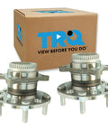 Rear Wheel Bearing And Hub Assembly Set 2 Piece Driver And Passenger Sides Beefed Up Direct Fit Easy Install For Hyundai Elantra 2011 2012 Elantra GT 2013 2017 Veloster 2012 2017 And Kia Forte Forte5 2014 2018