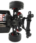Traxxas 1 To 10 Scale RC Aluminum Alloy Tie Rods And Suspension Linkage Rods Upgrade Kit For 4Tec 2.0 close-up of chassis