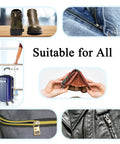 Zipper Pull Replacement Kit Set For Luggage, Clothes, Jackets, Backpacks And Boots with various applications shown.