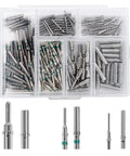 Solid Pin Connector Kit for DTP DT DTM Series Connectors with closed barrel contacts in plastic storage case