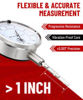 Close-up of Gearhead Pro Grade Cylinder Bore Gauge With Sleeve Height And Counterbore Tool For All Diesel Engines.