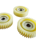36T Nylon Planetary Gear Clutch Kit For 500W-1000W Left-Outlet E-Bike Hub Motor Replacement Parts, yellow gears