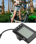 Electric LCD Display GD01 For 36V 48V Systems With 5 Pin Plug Fits 22.2mm Handlebars Durable Plastic Shell Easy Install