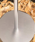 Hella Sharp Stainless Steel Meat Fork Pork Puller Tool With Upgraded Ultra Tough Tines for shredding pulled chicken in a slow cooker.