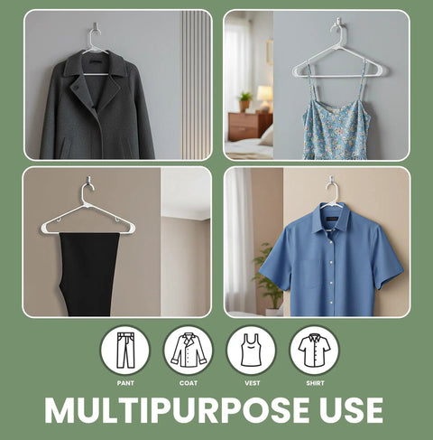 Slick White Plastic Hangers With Built In Strap Hooks 20 Pack For No Stress Closet Organization And Space Saving Wardrobe Storage Ditch The Clutter Today With These Top Shelf Everyday Essentials