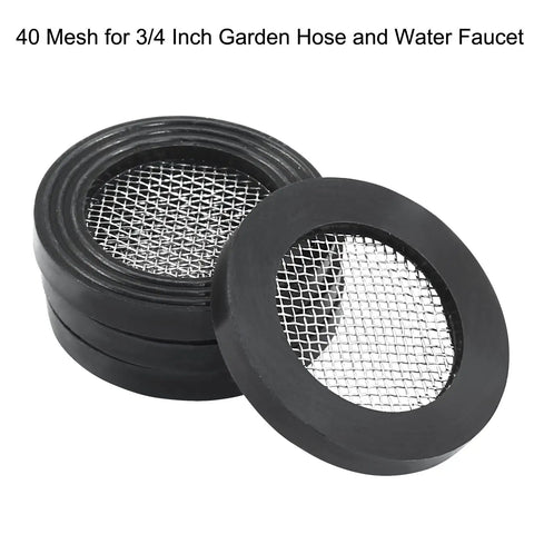 Stainless Steel Garden Hose Screen Filter Set Top Notch 40 Mesh Three Quarter Inch Inside Fittings Pressure Washer Water Filter